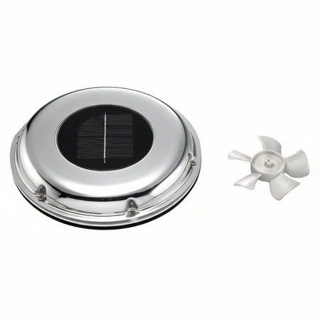 Solarvent selbstlaufender Solar-Lüfter - Belüftungssystem mit Edelstahlkuppel