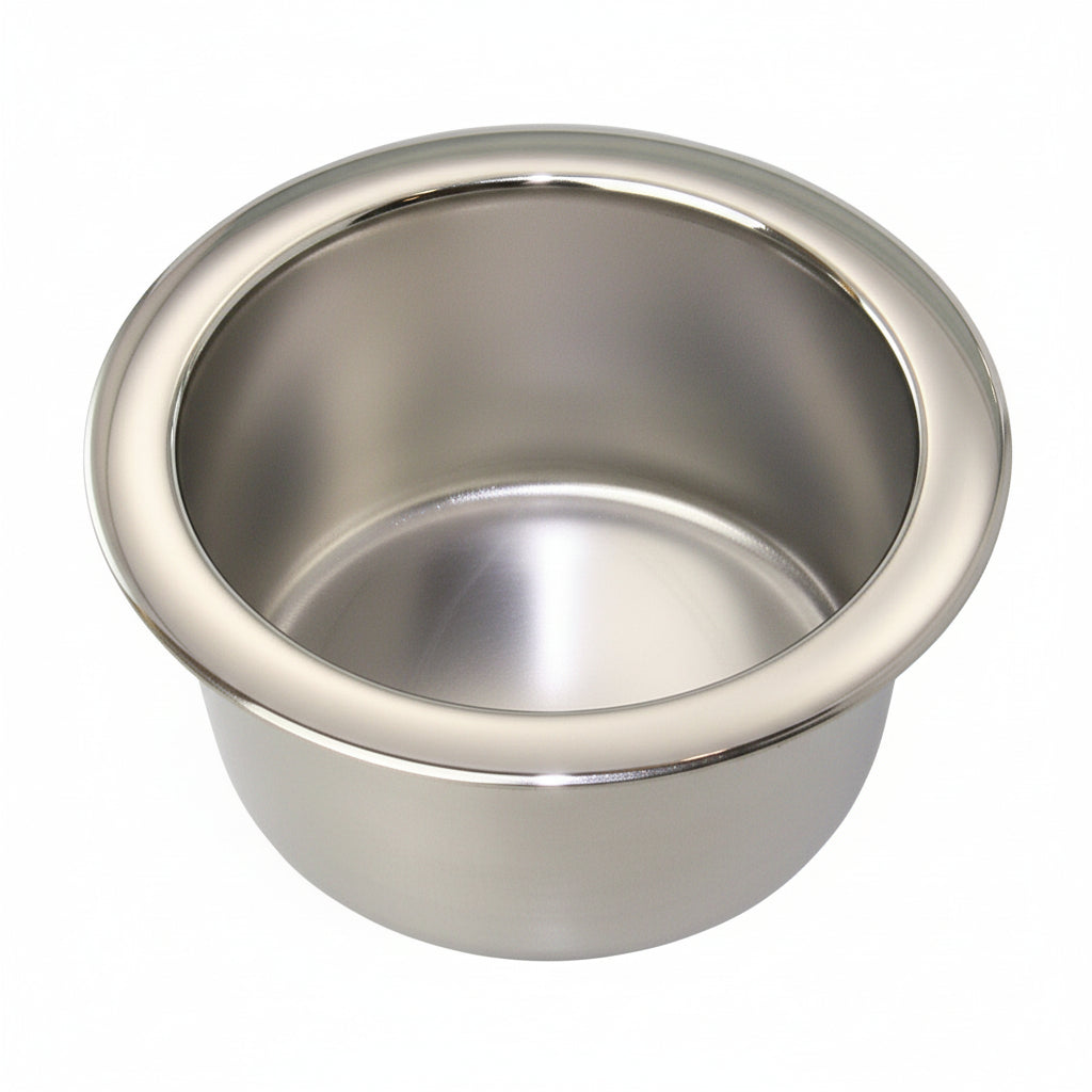 Einbau Becher- und Getränkehalter - Edelstahl ohne Wasserablauf