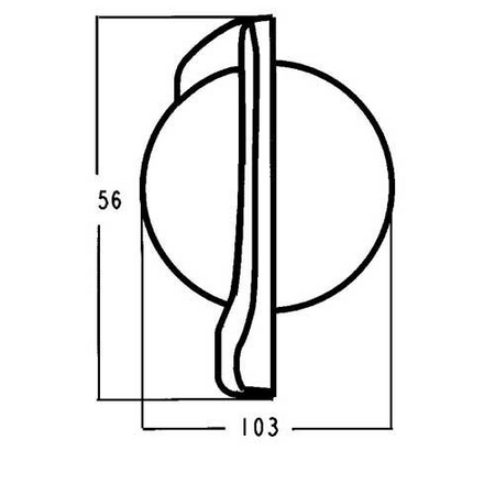 Silva Kompass Mod. 102 BH - Segelbootkompass mit Krängungsanzeige
