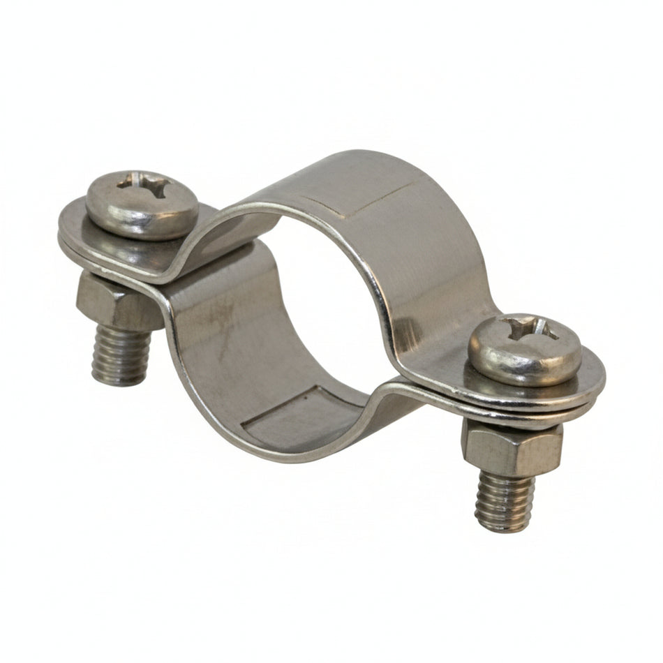 Einfache Schelle aus Edelstahl 1.4401 für 25mm Rohr-Durchmesser, Artikelnummer PK372507
