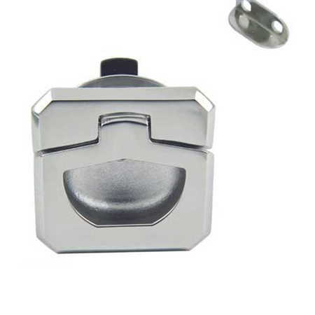 Edelstahl Einlassgriff Lukenheber A4 - AISI 316 - Klemmbereich 9-22 mm ohne Schloss