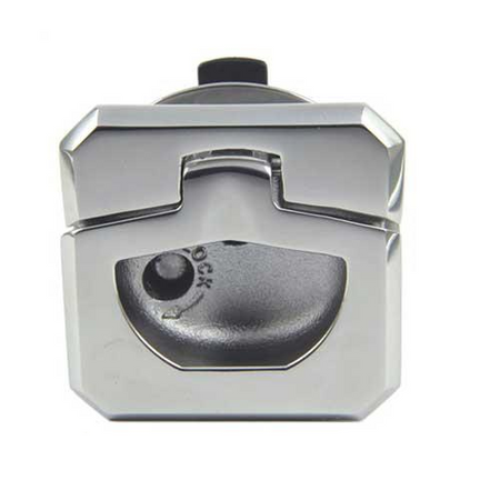 Edelstahl Einlassgriff Lukenheber A4 - AISI 316 - Klemmbereich 9-22 mm mit Schloss