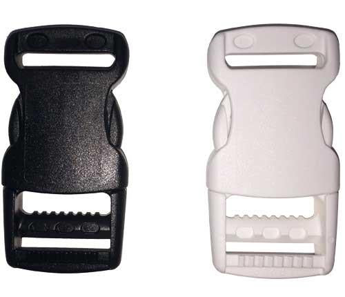 Steckschnalle aus Nylon - ergonomischer Verschluss 25mm