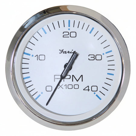 Faria Drehzahlmesser Serie Chesapeake White 85mm 12V - FM33842