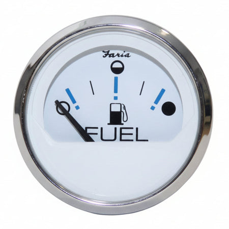 Faria Vorratsanzeige Fuel Serie Chesapeake White 52mm 12V - FM13818