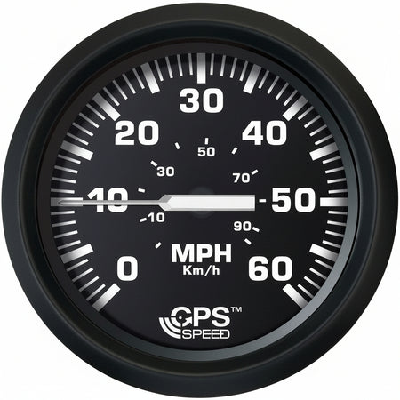 Faria Speedometer 50 MPH Serie Euro Black 85mm 12V - FM32816