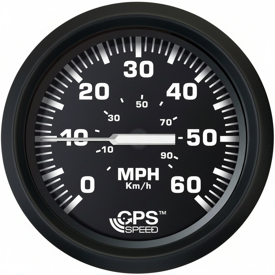 Faria Speedometer 50 MPH Serie Euro Black 85mm 12V - FM32816