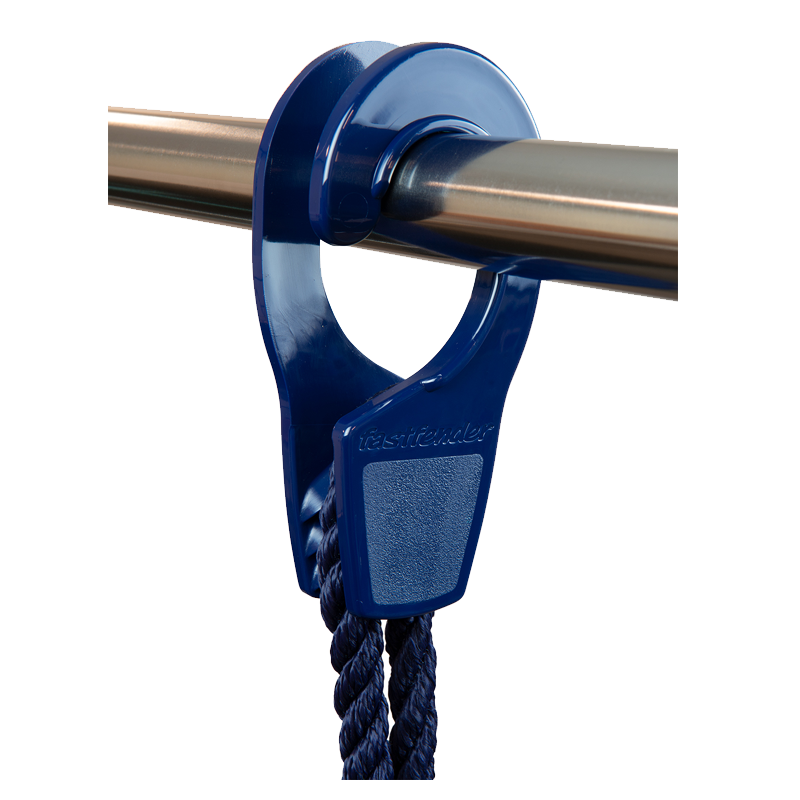Fenderhalter Fastfender - Revolutionäres Anlegen leicht gemacht Marineblau Rohrreling 32 mm