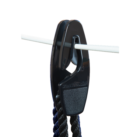 Fenderhalter Fastfender - Revolutionäres Anlegen leicht gemacht Schwarz Relingsdraht bis 8 mm