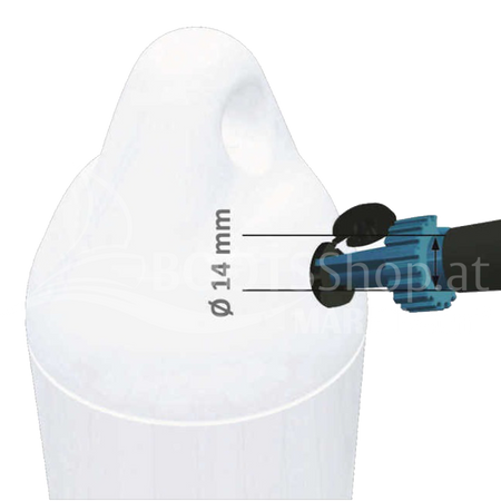 FENDER ADAPTER Ø 14MM PLASTIMO