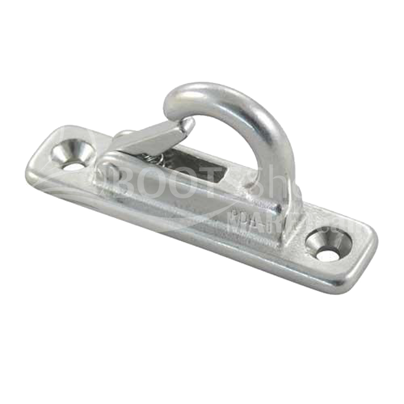 Fenderhaken Edelstahl 814900 - Schmaler Haken mit Schnappsicherung