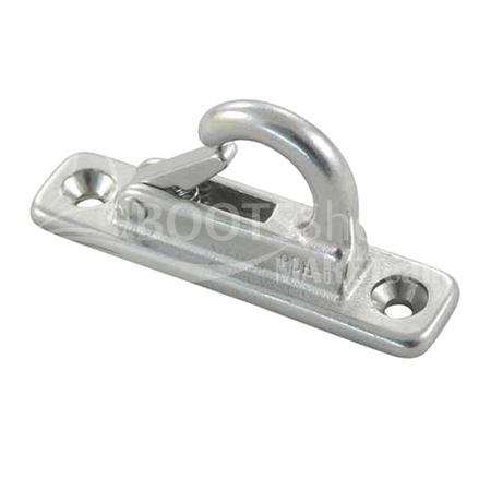 Fenderhaken Edelstahl 814900 - Schmaler Haken mit Schnappsicherung