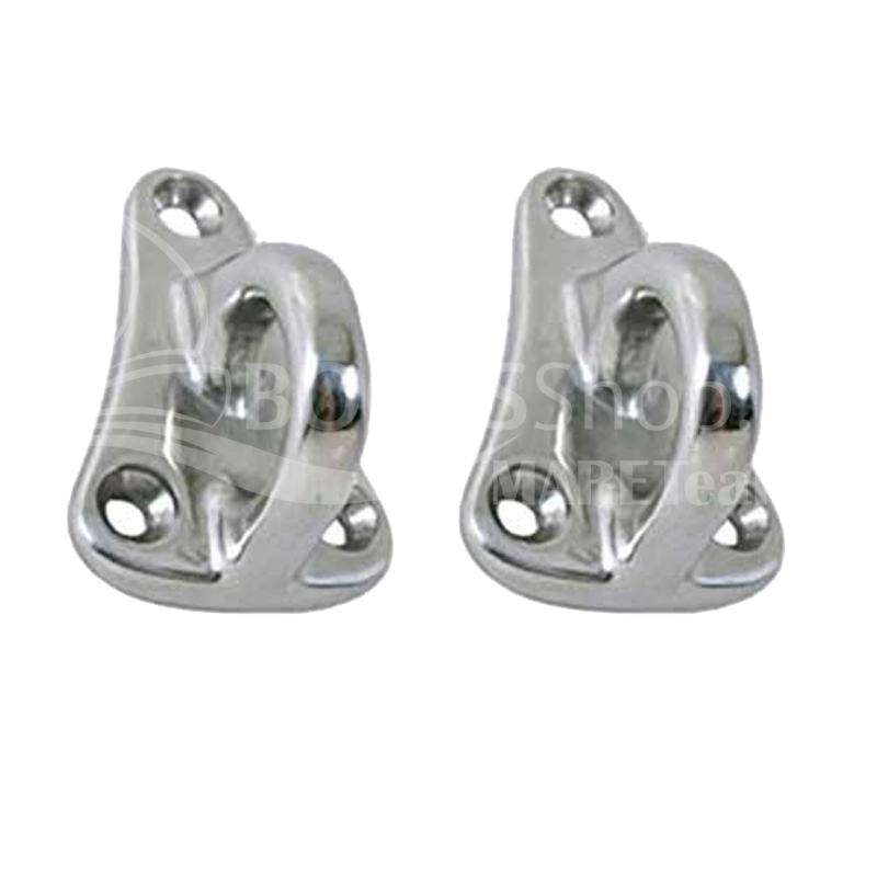 Fenderleinenhalterung aus Edelstahl A4 (AISI 316) - 2 Stück