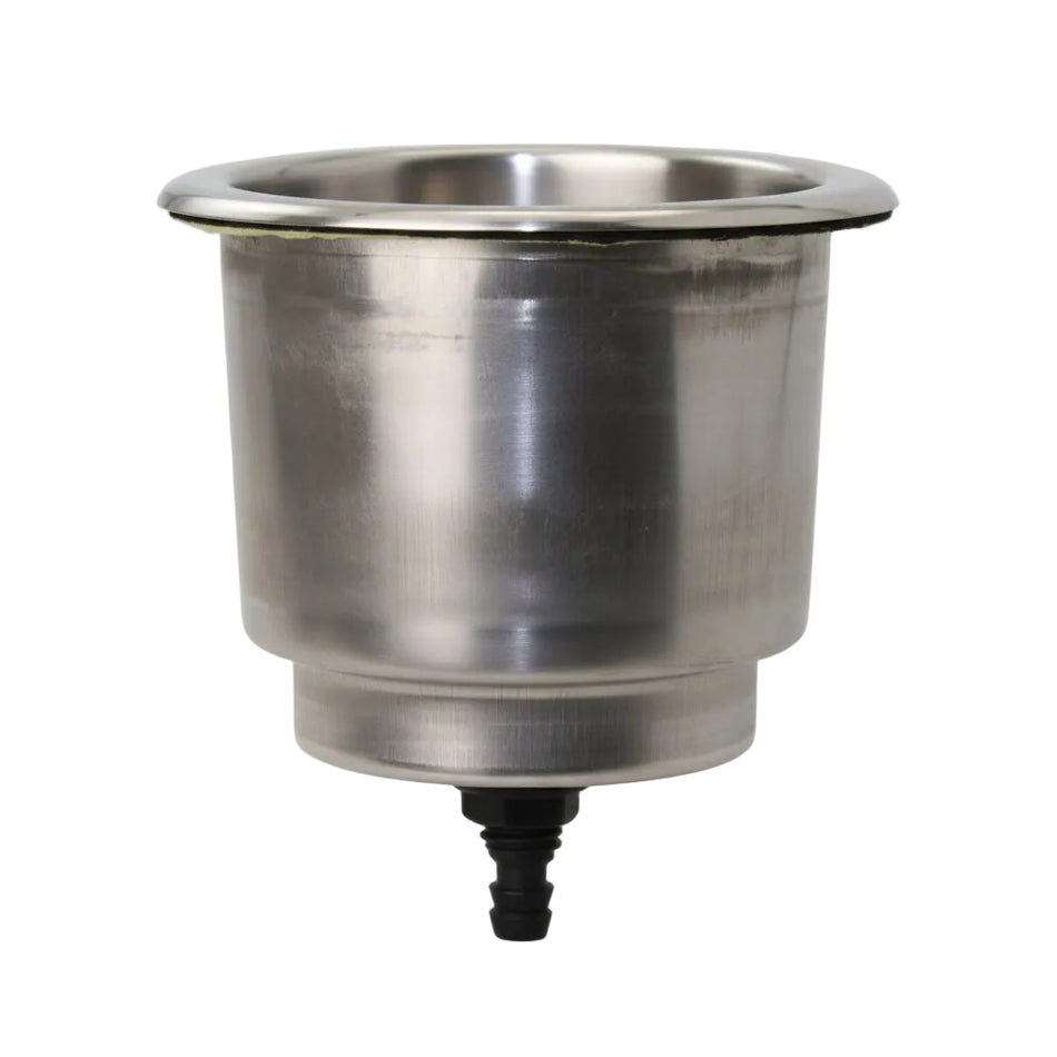 Flaschen- und Becherhalter - Einbau mit Wasserablauf