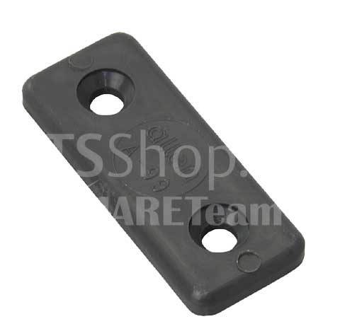 ALLEN Fußgurtplatte aus Nylon - Hochwertige Gurtplatte für Gurtbänder anthrazit