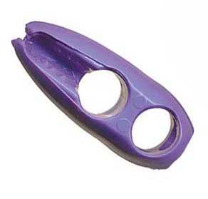 SCHNELLVERSCHLUSS FÜR GUMMISCHNUR - Praktischer Kunststoffverschluss für Tau 5-6mm 6 mm