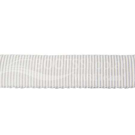 Schlauchgurt Polyester - Hochfester Rundgurt weiß