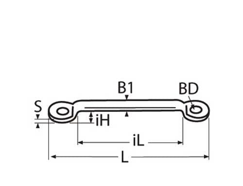 Bügel für Gurtband aus Edelstahl A4-AISI 316 - Hochwertige Gurtbügel