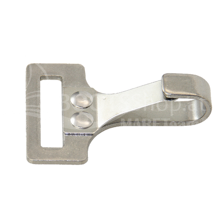 Gurtbandhaken Edelstahl Flachmaterial - Für 25mm Gurtband