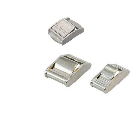 Klemmschloss Edelstahl - für 15mm und 25mm Gurtband