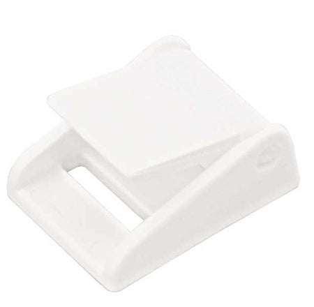 Hebelverschluss-Schnalle aus Nylon - Klapp-Schnapper 15-50mm 15 mm weiß