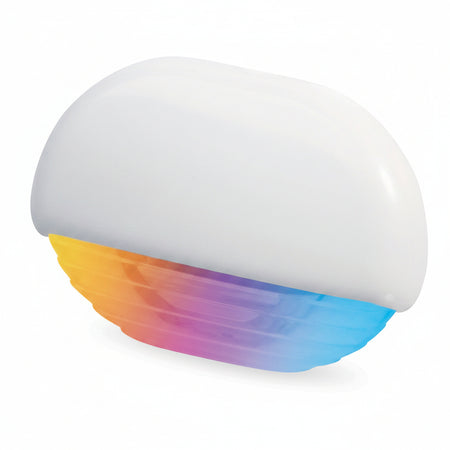HELLA Marine APELO RGB Stufenlicht weiß – Art.-Nr. HL958126531, RGB-Farbspektrum, weißes Kunststoffgehäuse
