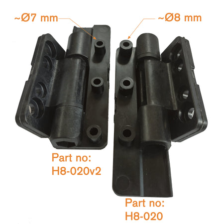 Scharnier für Master Flush Hatch – H8-020-V2, schwarz