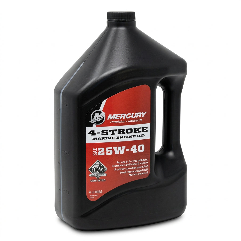 Quicksilver 25W40 4-Takt-Motoröl 4 Liter