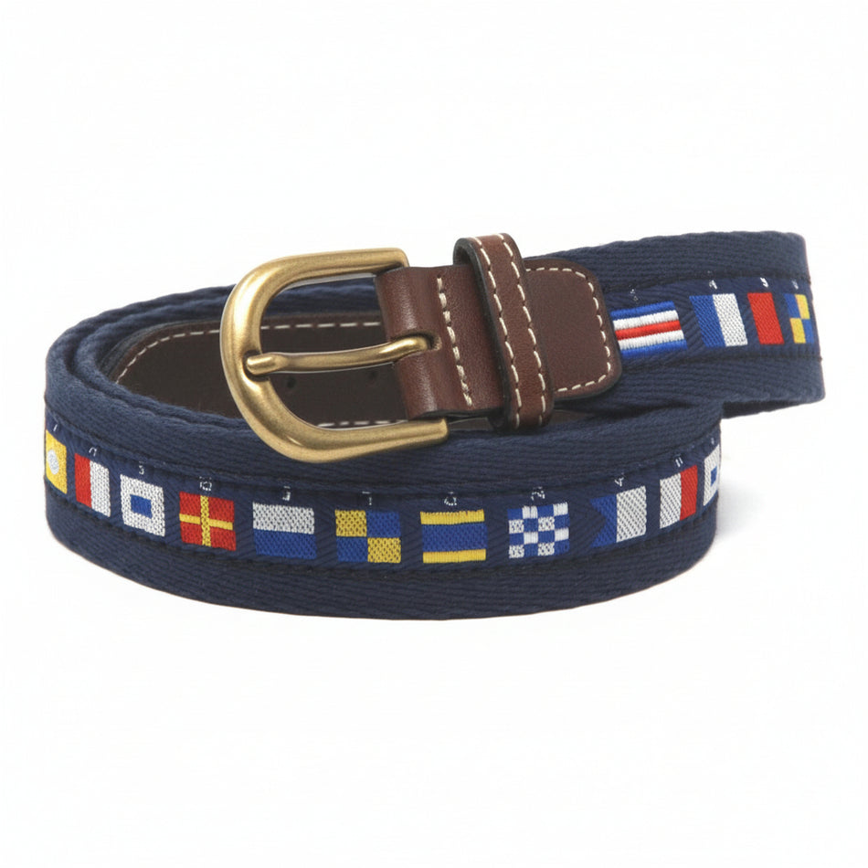 Gürtel Arca M - Marine Gürtel mit Marinesymbolen