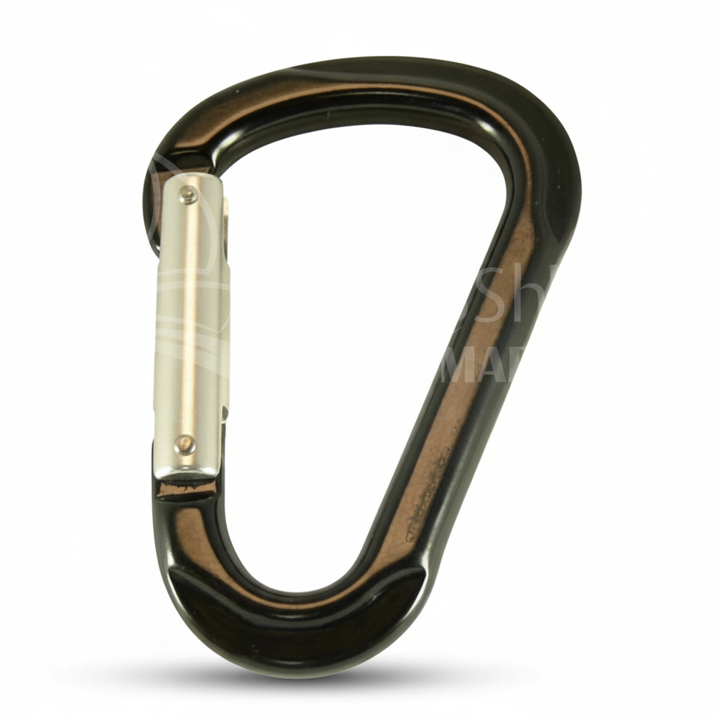 Karabinerhaken Alu Ø 12 mm - Sehr leichter Alu-Karabiner 2400 kg Bruchlast