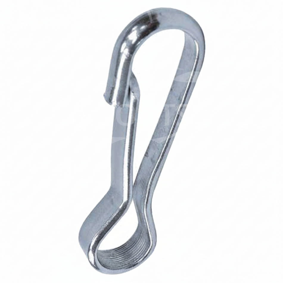 Karabiner Simplex Edelstahl A2 AISI 304 - Sehr leichter Simplexhaken 30-60mm, korrosionsbeständig, salzwasserfest für maritime Anwendungen
