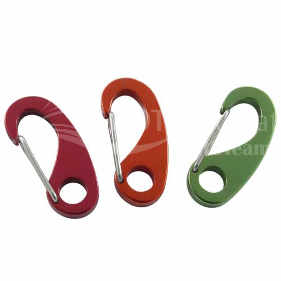 Karabinerhaken Surf Snap Ø 10 mm - Kompakter Aluminium-Karabiner in verschiedenen Farben, Art.-Nr. 814959054