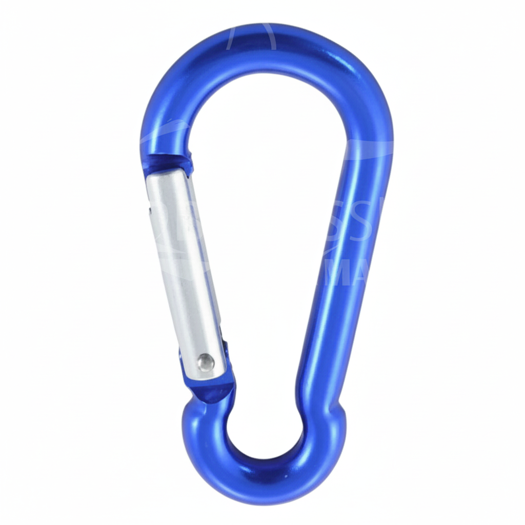 Karabinerhaken Alu Farbig - Symmetrisch (50-80mm)