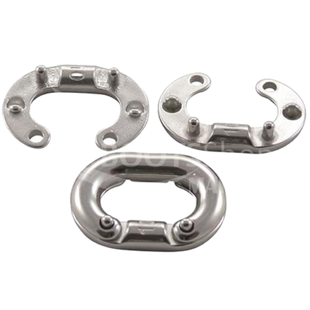 Ankerkettennotglied Edelstahl A4 - Kettennotglied zum Einnieten 10 mm