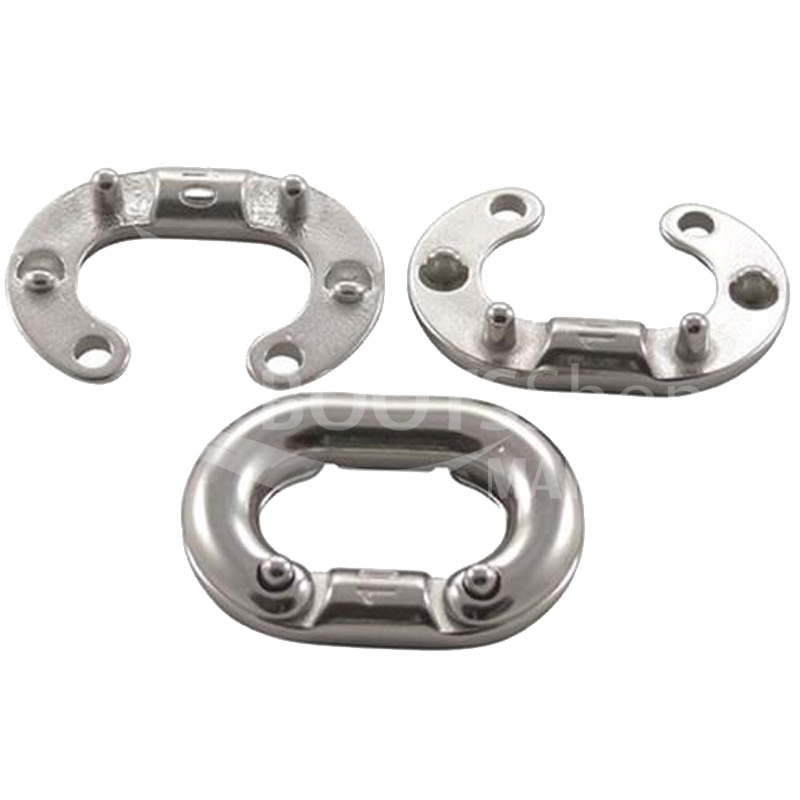 Ankerkettennotglied Edelstahl A4 - Kettennotglied zum Einnieten 10 mm