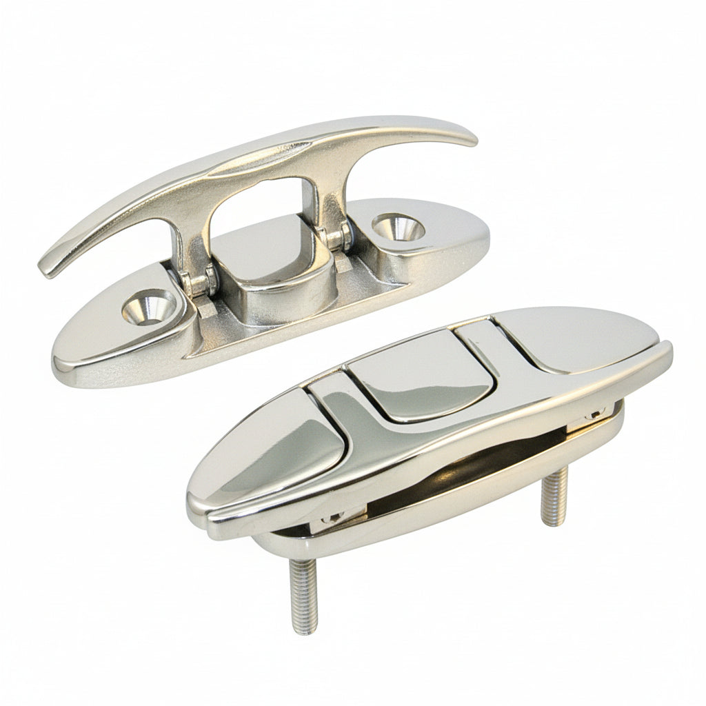 Klappklampe Edelstahl 1.4401 mit Klapperstop 114-207mm