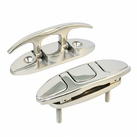 Klappklampe Edelstahl 1.4401 mit Klapperstop 114-207mm