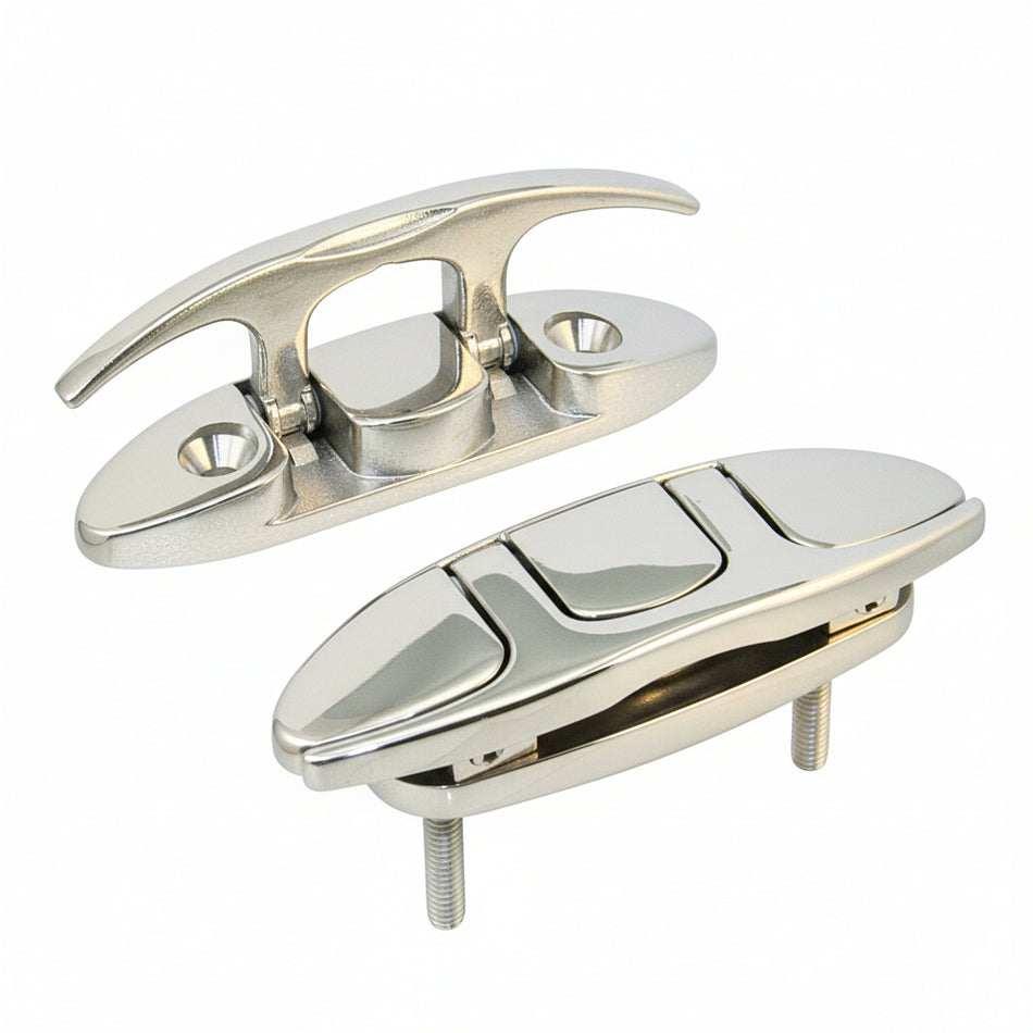 Klappklampe Edelstahl 1.4401 mit Klapperstop 114-207mm