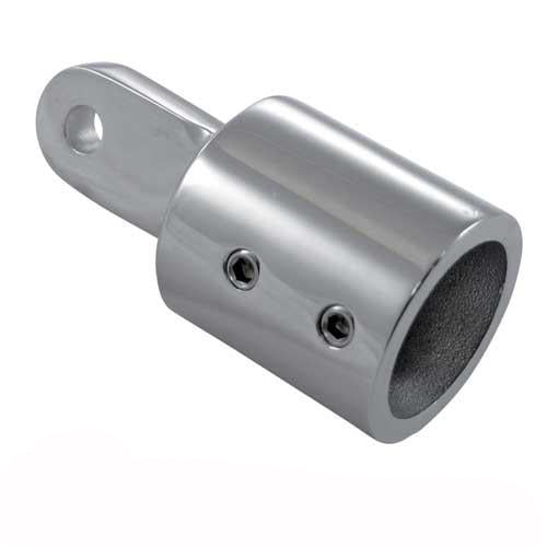 Klappverdecks Endstück Edelstahl A4 - Rohrendkappe mit Auge für 20mm/25mm