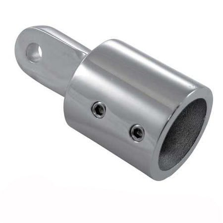 Klappverdecks Endstück Edelstahl A4 - Rohrendkappe mit Auge für 20mm/25mm