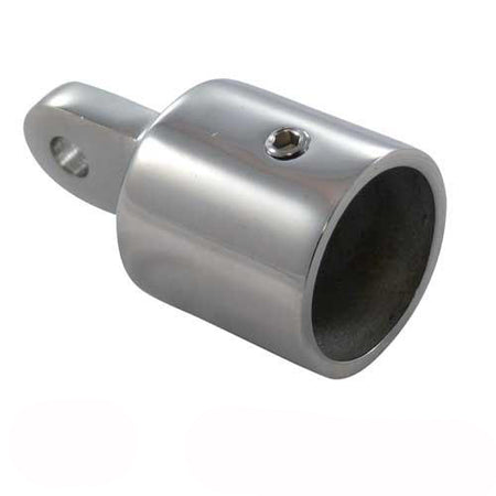 Klappverdecks Endstück Edelstahl A4 - Rohrendkappe mit Auge für 22mm/30mm