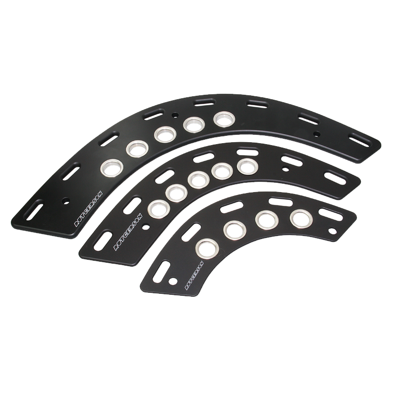 RUTGERSON Schotbrett asymmetrisch eloxiertes Aluminium - 3 Größen RS1194050B