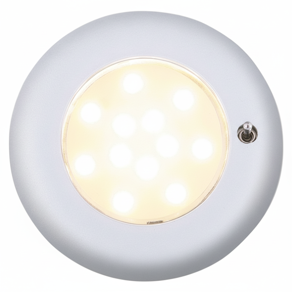 Einbau-Deckenleuchte LED 150 Lumen mit Schalter - Ø 55/77 mm