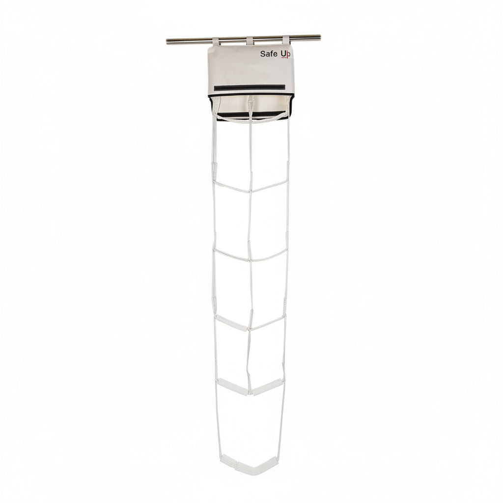 Safe Up MOB Rettungsleiter 5 Stufen 185cm – Kompakt – Mann-über-Bord