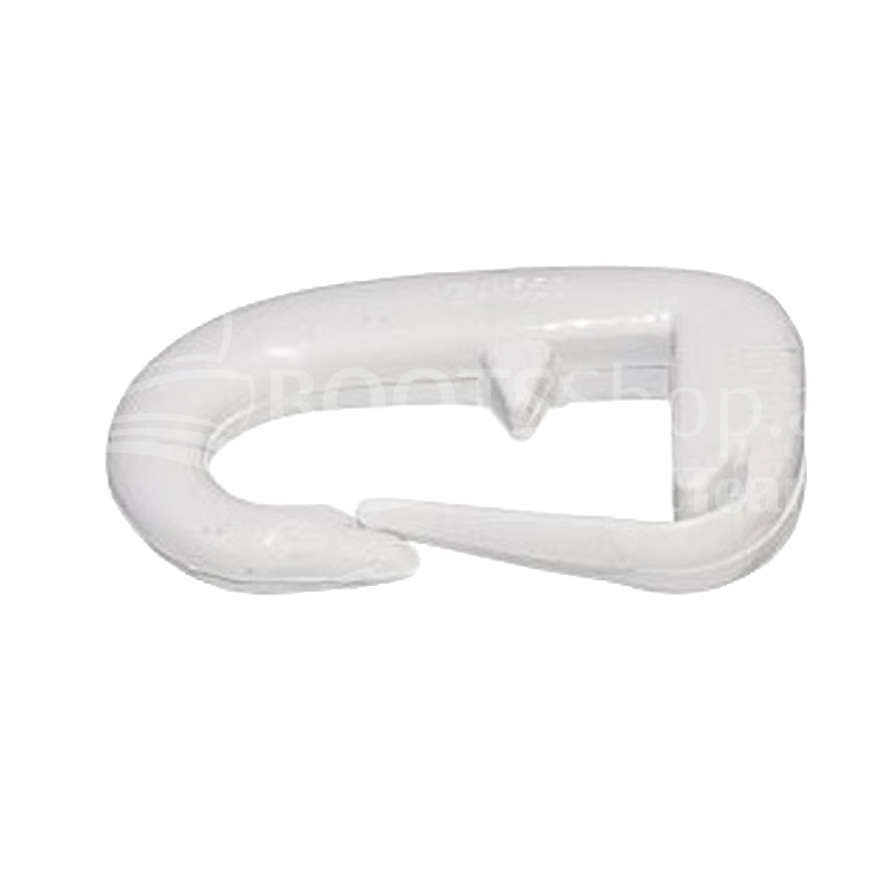 Haken aus Kunststoff (Holt-Allen) für Leinen 4-8mm weiß 8 mm 100