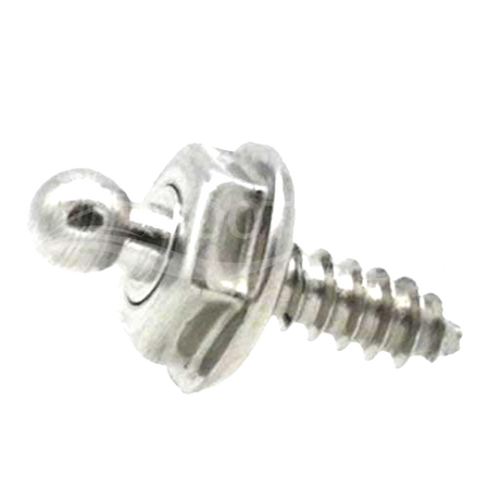 LOXX® Unterteil Schraube Edelstahl - Schnellverschluss für Boot und Verdeck TX27