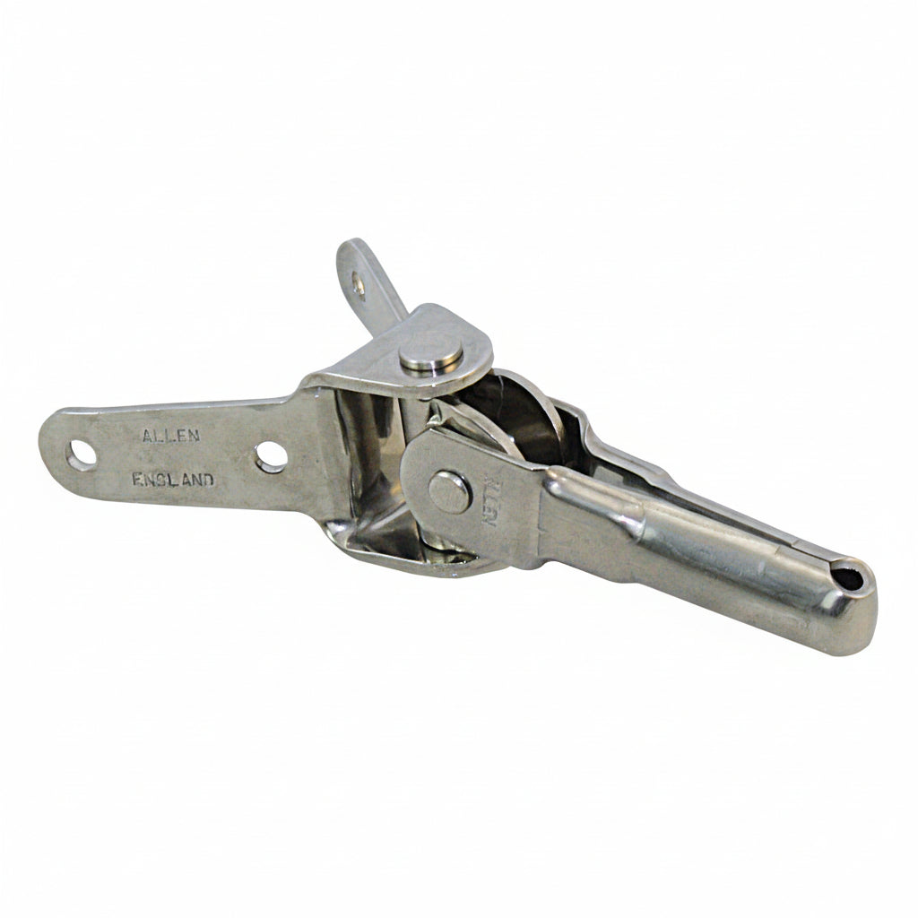 Lümmelbeschläge Edelstahl 1.4401 - Für Mast-Ø 50-52 mm HA4009K