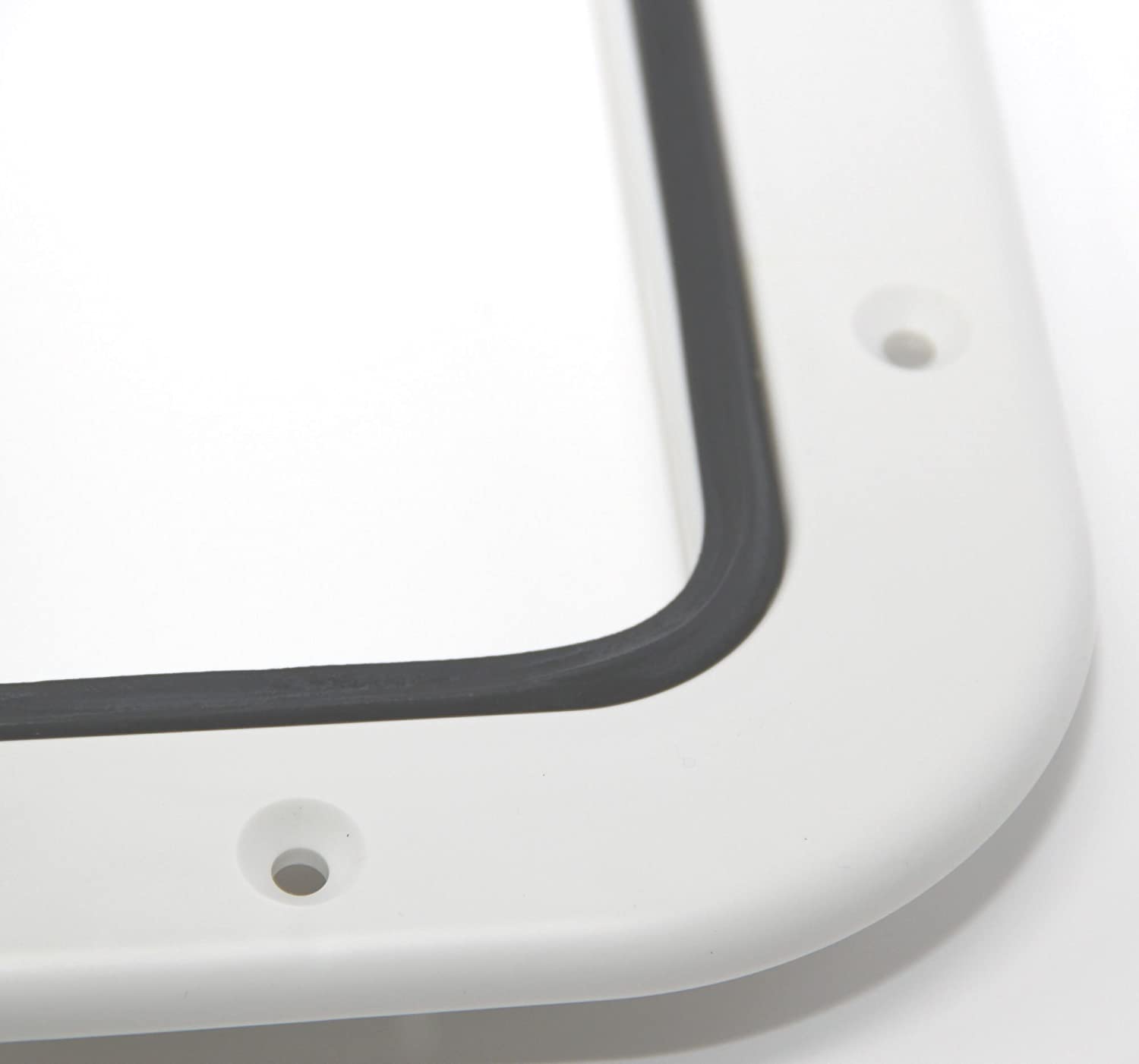 Inspektionsluke 606x250mm weiß 180° Öffnung wasserdicht