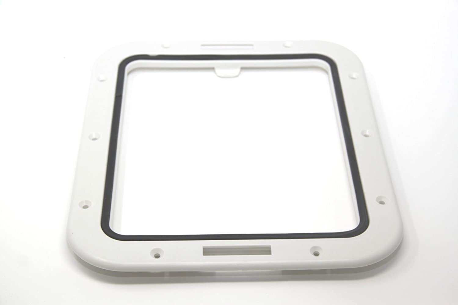 Inspektionsluke 606x250mm weiß 180° Öffnung wasserdicht