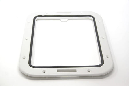 Inspektionsluke 606x250mm weiß 180° Öffnung wasserdicht